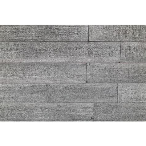 Yes, we carry a wood product in appearance boards. 1/4 in. x 5 in. x 2 ft. Gray Reclaimed Easy Paneling 3D ...