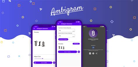 Tattoo Generator App - Best Free Ambigram Creator - + the first tattoo
