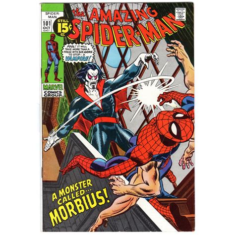 1971 Amazing Spiderman 101 Marvel Comics 1st Appearance Morbius F