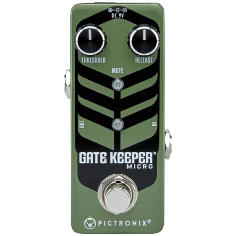 Pigtronix Gatekeeper High Speed Noise Gate Micro Pedal Andertons