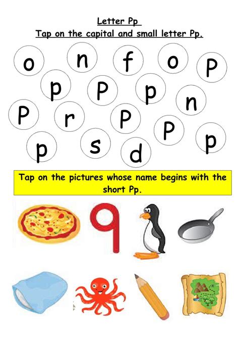 $50 xsinventory $20 nigel a. Phonics letter P worksheet