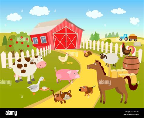 Farmhouse With Animals