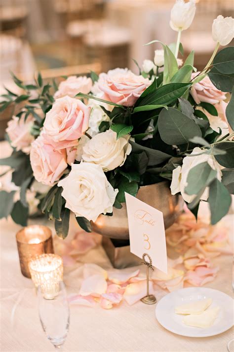 Pink Rose Centerpiece Elizabeth Anne Designs The Wedding Blog