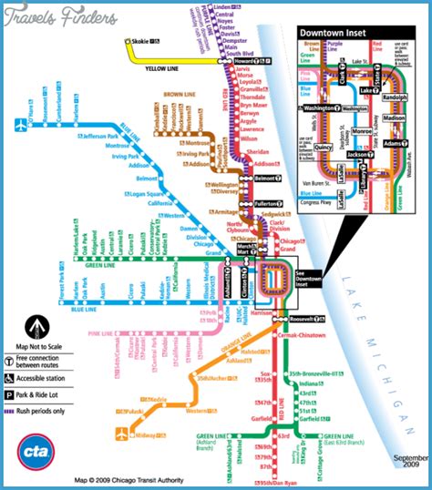 Cta Maps Bus And L System Maps Transit Chicago Autos Post