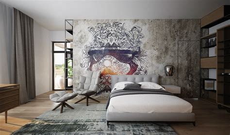 You can notice here that there are different geometric elements from the artworks and decors, even from. 10 Bedroom Designs With Elegant and Awesome Color Themes ...