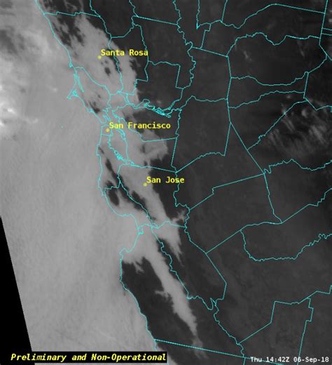 Nws Bay Area On Twitter Goes17 Visible Satellite Imagery Shows