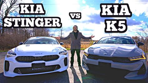 Kia Stinger Vs Kia K5 Which One Should You Buy Youtube