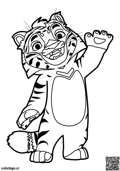 Leo Tig Coloring Pages Leo And Tig Coloring Pages Colorings Cc