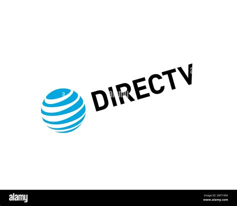 Directv Rotated Logo White Background Stock Photo Alamy