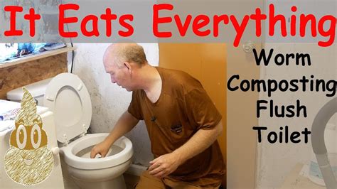Septic tanks serving a single household can range in size from 500 gallons (for older systems) to 2,000 gallons or more. Eating Poop - Worm Vermicompost Compost Flush Toilet For ...
