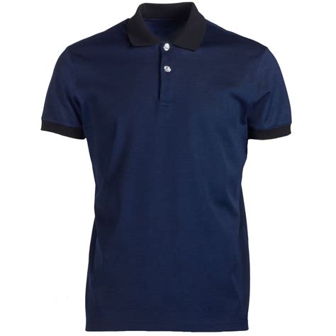 We offer a variety of decoration options to meet every need. Versus Versace : Polo Shirts : Lion head back logo polo in ...