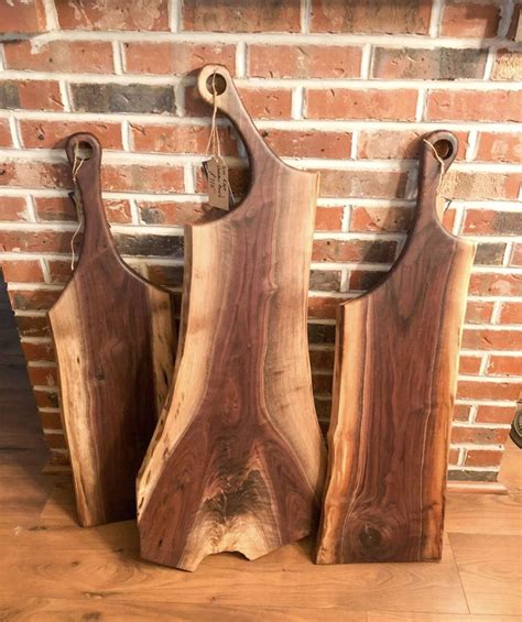 Live Edge Walnut Charcuterie Board Kitchen And Dining Platters