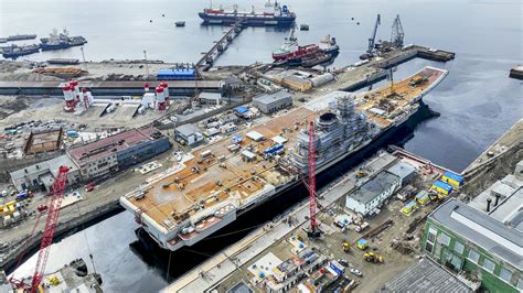 Russias Disaster Plagued Aircraft Carrier Finally Left Its Drydock