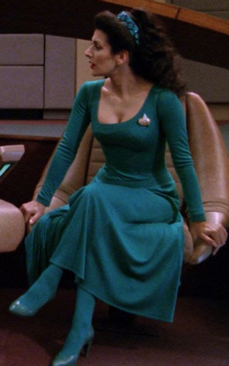 And Women Wore Less Deanna Troi And Her Casual Attire Star Trek