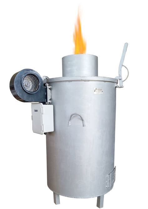 Self Combustion Mild Steel Solid Waste Incinerator For Industrial