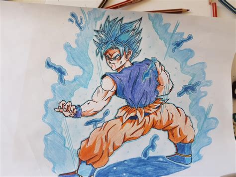 Fanart Goku Super Saiyan Blue Drawing Rdbz