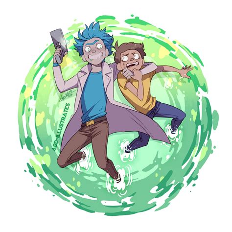 Rick And Morty By Abd Illustrates On Deviantart