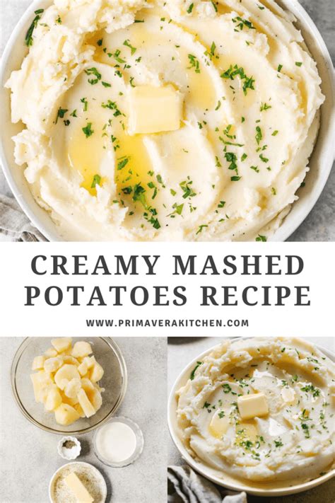 Creamy Mashed Potatoes Recipe Easy Quick Primavera Kitchen