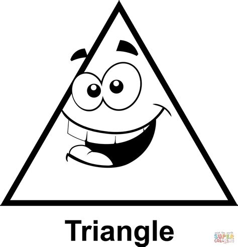 Descargue la imagen recortada del círculo aquí. Triangles coloring pages download and print for free