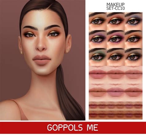 Gpme Gold Makeup Set Cc10 At Goppols Me Sims 4 Updates