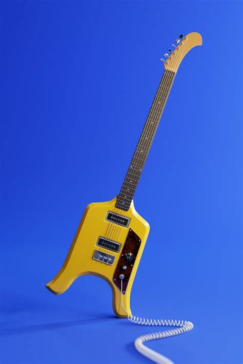 ArtStation - Flying Microtonal Banana, Marius K | Unique guitars, Cool