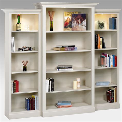 A And E Hampton 3 Piece Wall System Wood Bookcase Traditional Bookcases