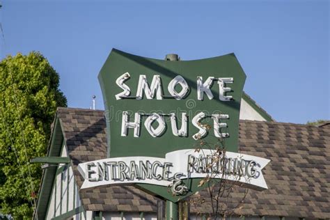 Smoke House Restaurant Burbank Editorial Stock Photo Image Of 2022