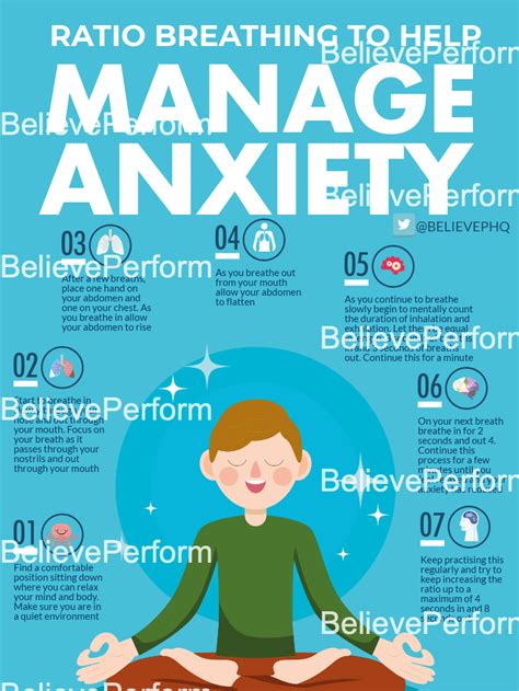 Ratio Breathing To Help Manage Anxiety Believeperform The Uks