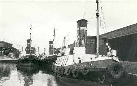 Screw Steamer Aysgarth Built By Alexander Hall And Co In 1950 For Rea Towing Co Ltd Liverpool Tug