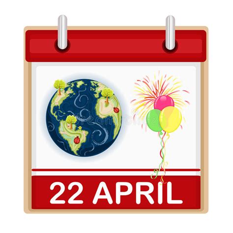 Earth Day Celebration Greeting Card Happy Earth Day Lettering Vector