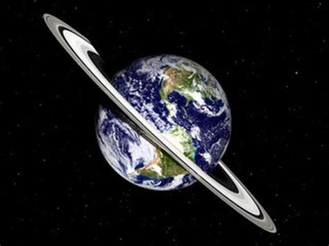 If Earth Had Rings Like Saturn The Sky Would Look Like