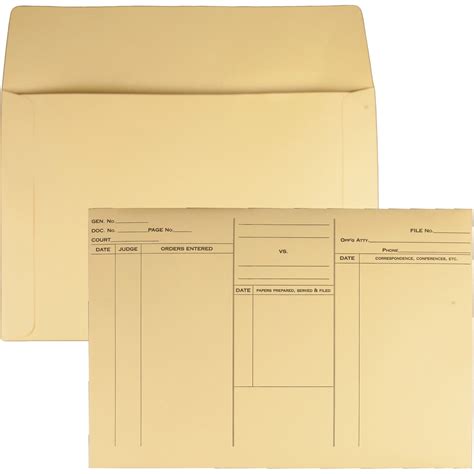 Quality Park Attorneys File Style Fold Flap Envelope Buff 100 Box