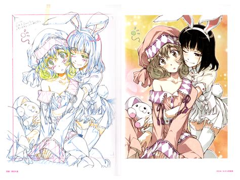 Sasami-san@Ganbaranai - Sasami X Kagami Original Drawings ...