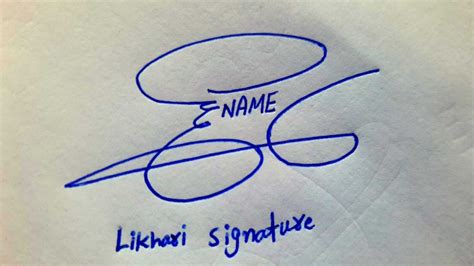 How To Create My Own Signature Signature Tutorial Signature Png