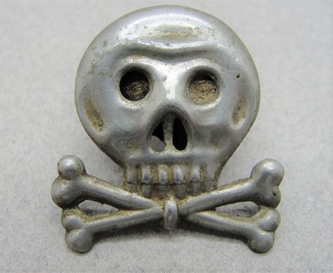 Brunswick Hussars Visor Cap Skull For Enlisted Men