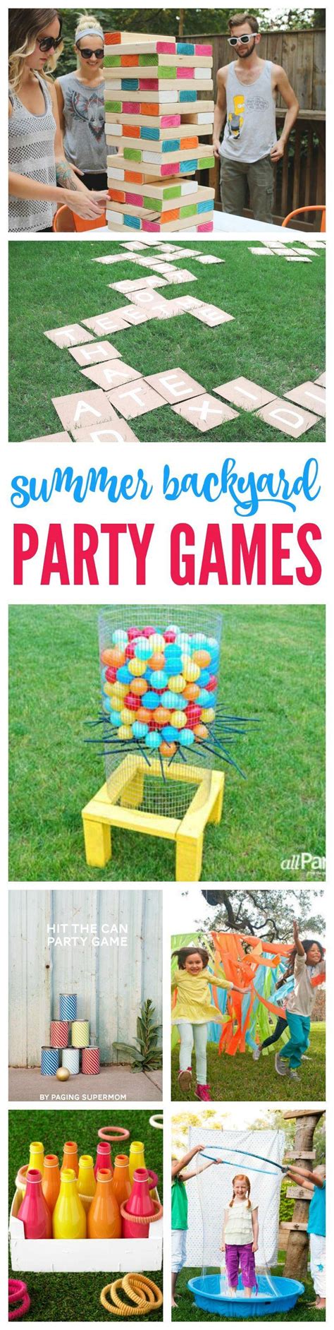 Summer Backyard Party Games