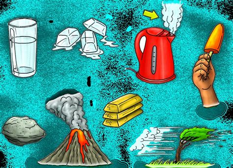 Plasma is mainly important in understanding lightning and certain modern technologies. States of matter | Illustration used in Gr 4-6 Natural ...