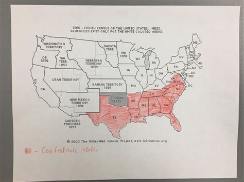30 Civil War Map Worksheet