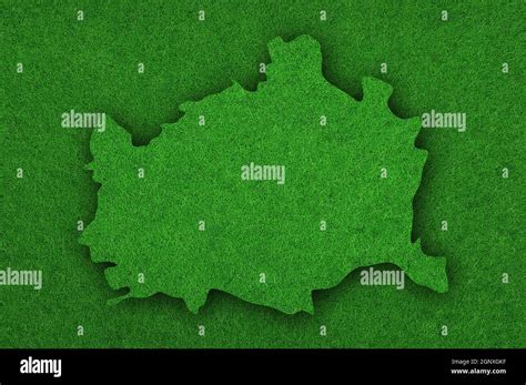 Map Of Vienna On Green Felt Stock Photo Alamy