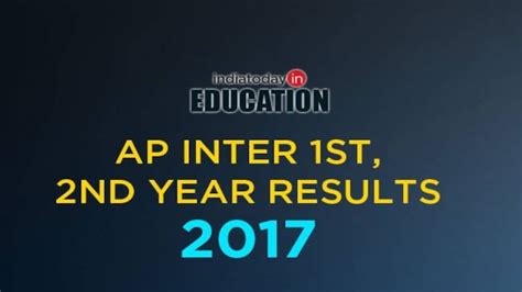 Andhra Pradesh Ap Inter 1st 2nd Year Results 2017 Declared At Bieap