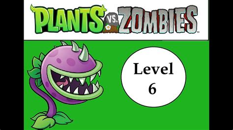 Original Plants Vs Zombies Level 6 Gameplay Youtube