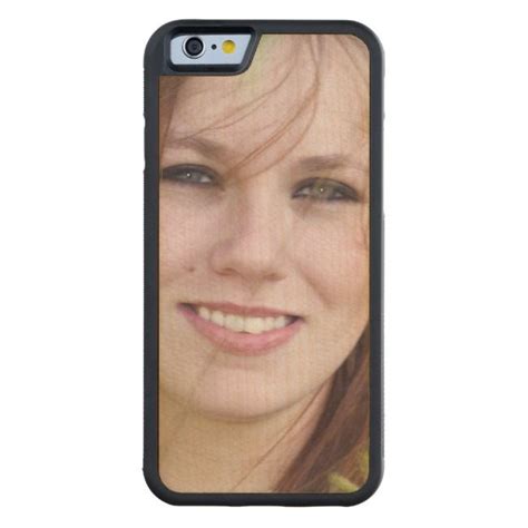 A Womans Face On An Iphone Case