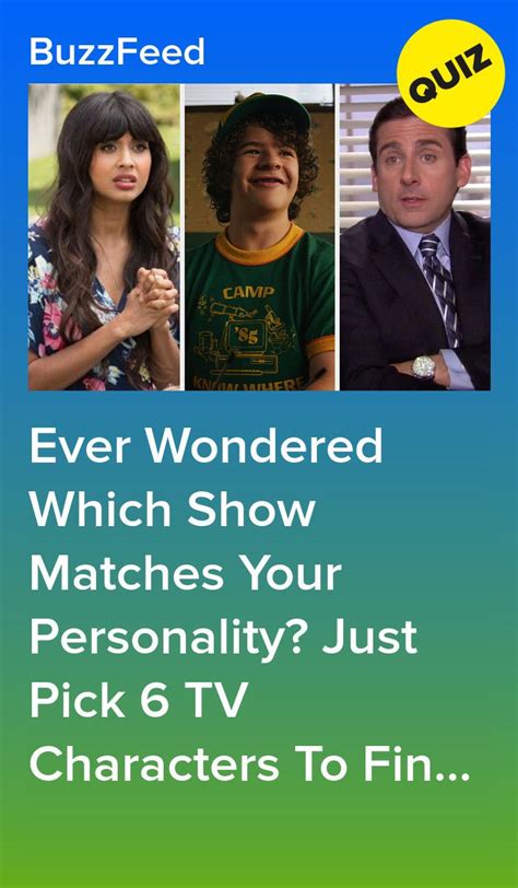 Choose Your Favorite Tv Characters And Well Tell You Which Show