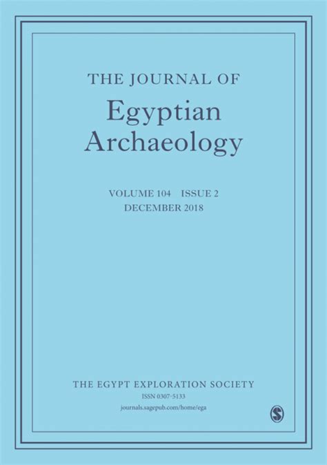 Buy The Journal Of Egyptian Archaeology Subscription Sage Publications
