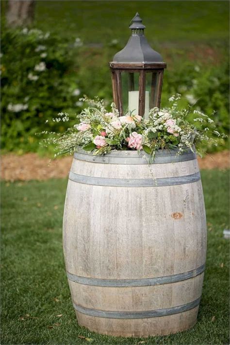 Beautiful Picture Of Barrell Wedding Decor