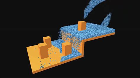 Physic Simulation Position Based Dynamics 50000 Particles Youtube