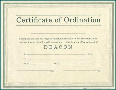 Ordination Certificate Templates Template 2 Resume Examples Ygkzky753p