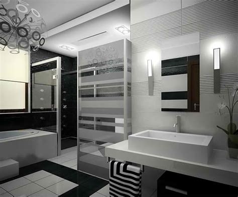 Your master bathroom could be starved for natural light as well. 20 Sleek Ideas for Modern Black and White Bathrooms | Home ...