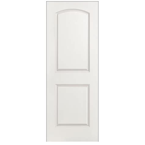 30x80 and 28x80 door (resp. Masonite 36 in. x 80 in. Roman Primed 2-Panel Round Top ...