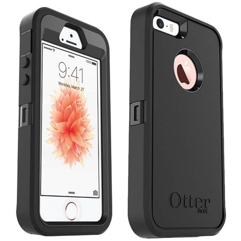 Otterbox Defender Case For Apple Iphone 5s Se Black
